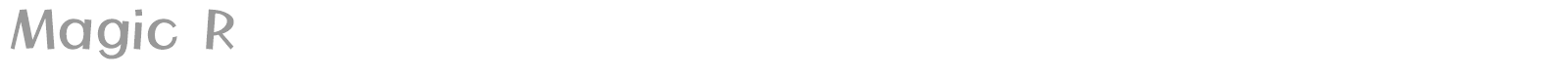 magic r.ttf font preview